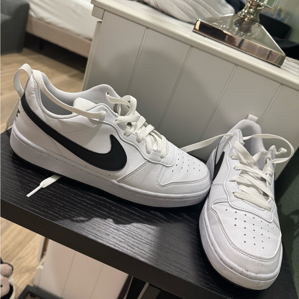 Nike Black and White Court Vision Lows